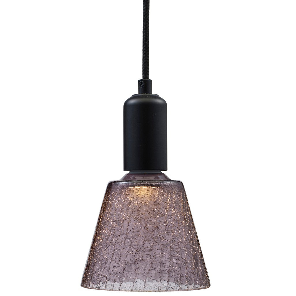 Fönsterlampa Tilda svart 18 cm