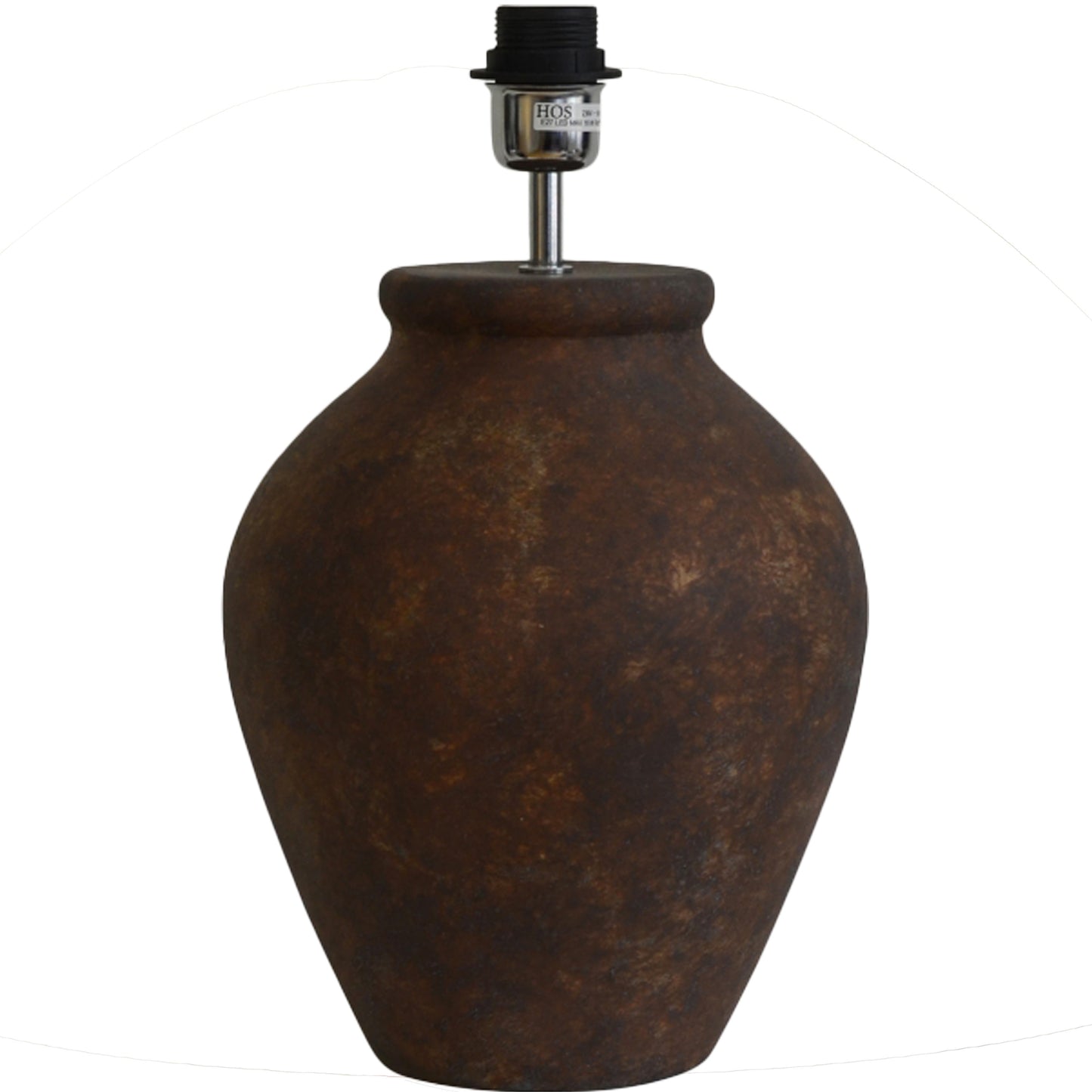 Casagrande lampfot, dark terracotta